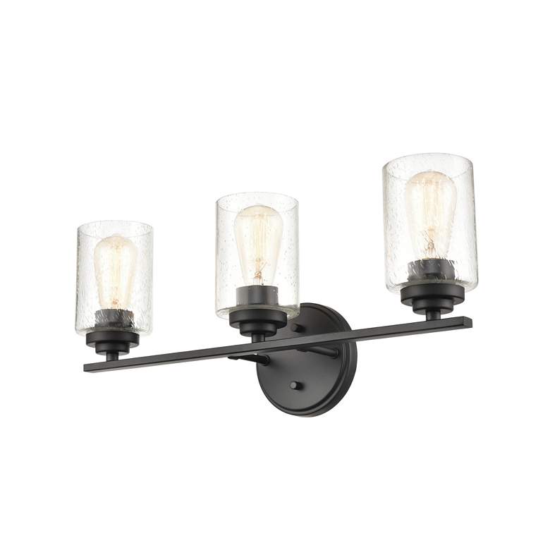 Image 3 Millennium Lighting 3 Light Vanity Fixture in Matte Black more views