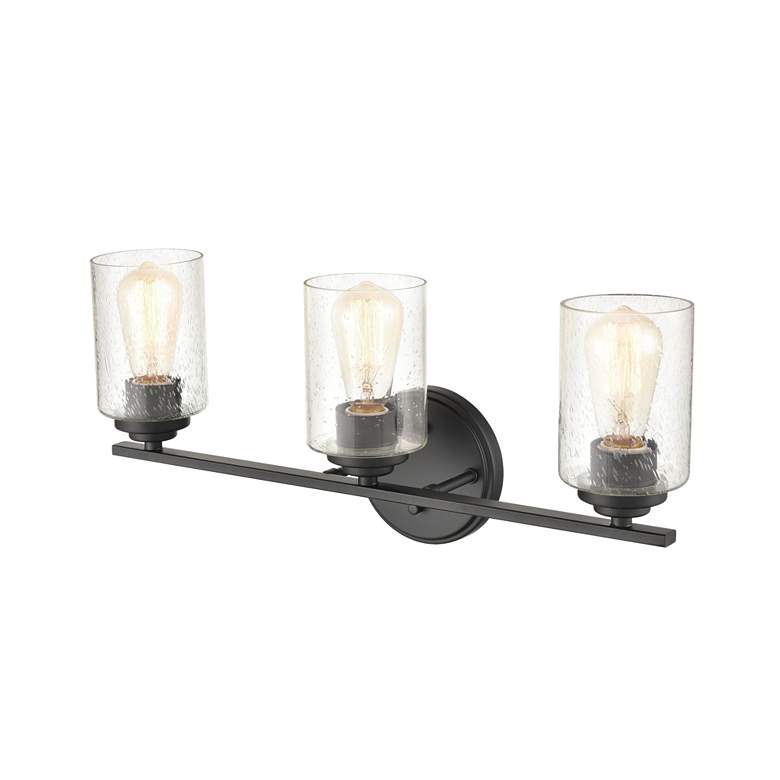 Image 4 Millennium Lighting 3 Light Vanity Fixture in Matte Black more views