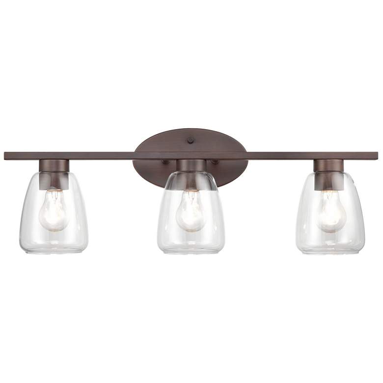 Image 1 Millennium Lighting 3 Light Vanity Fixture in Rubbed Bronze