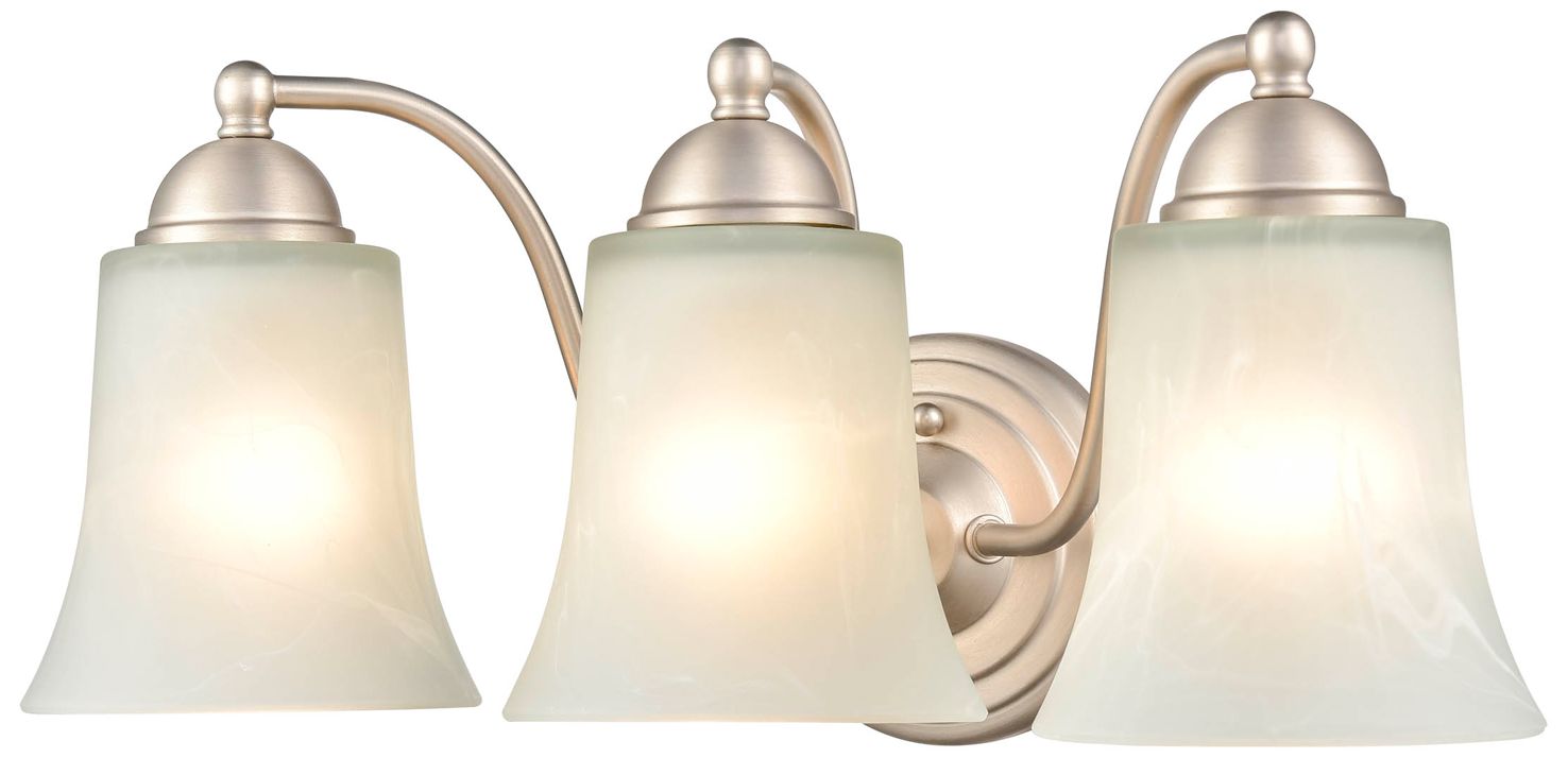 Image 2 Millennium Lighting 3 Light Vanity Fixture in Satin Nickel more views