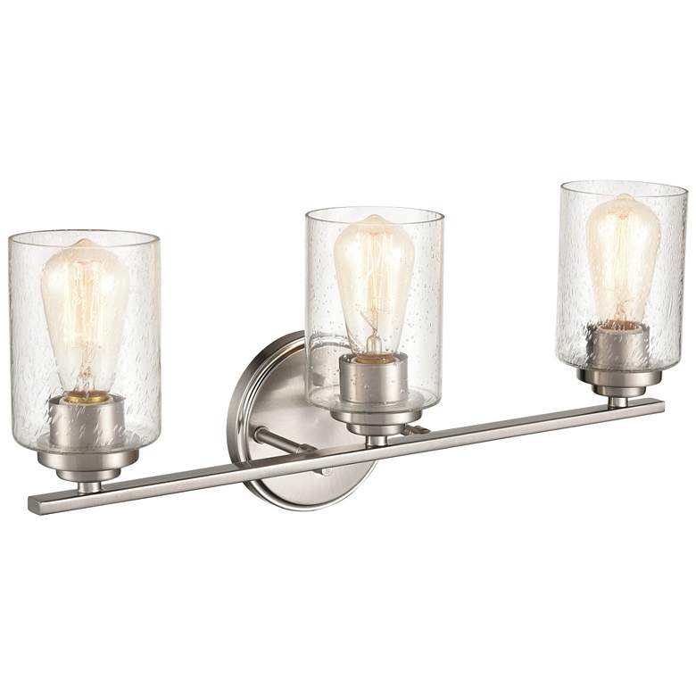 Image 1 Millennium Lighting 3 Light Vanity Fixture Satin Nickel