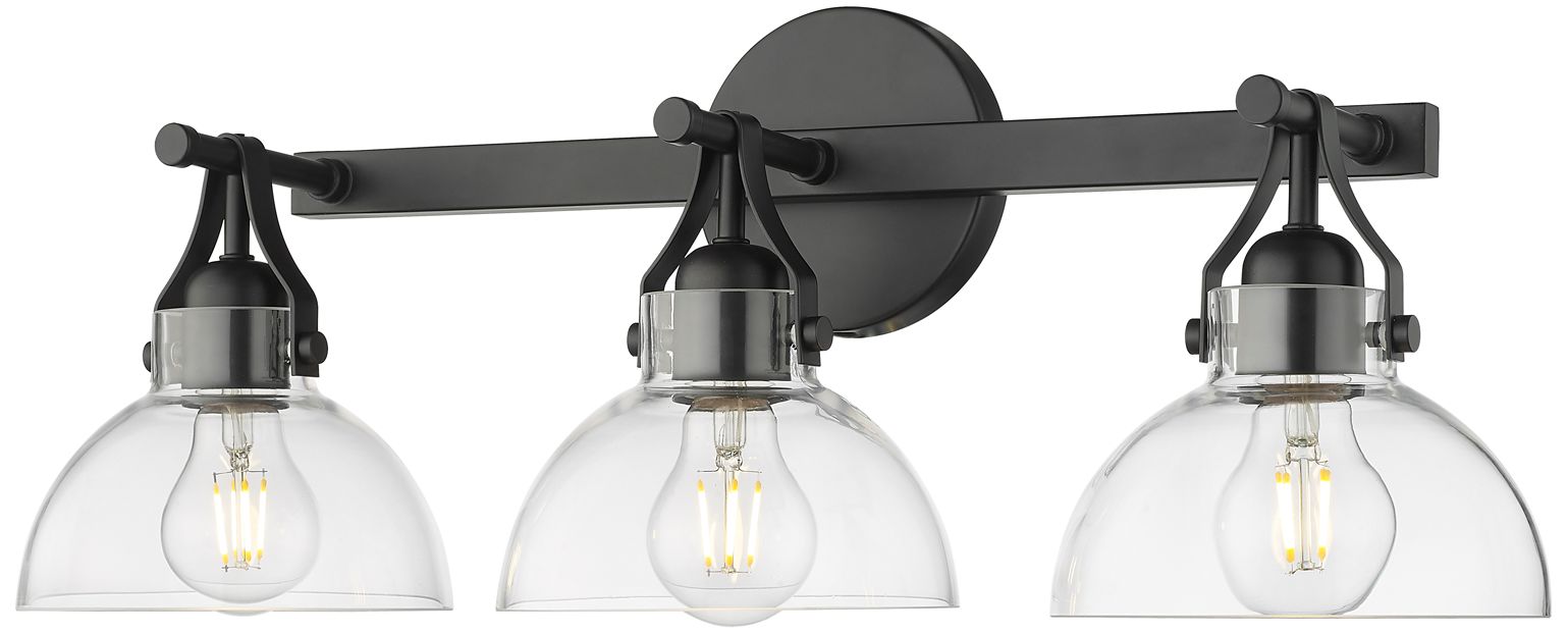 Image 3 Millennium Lighting  3-Light Vanity Light in Matte Black more views