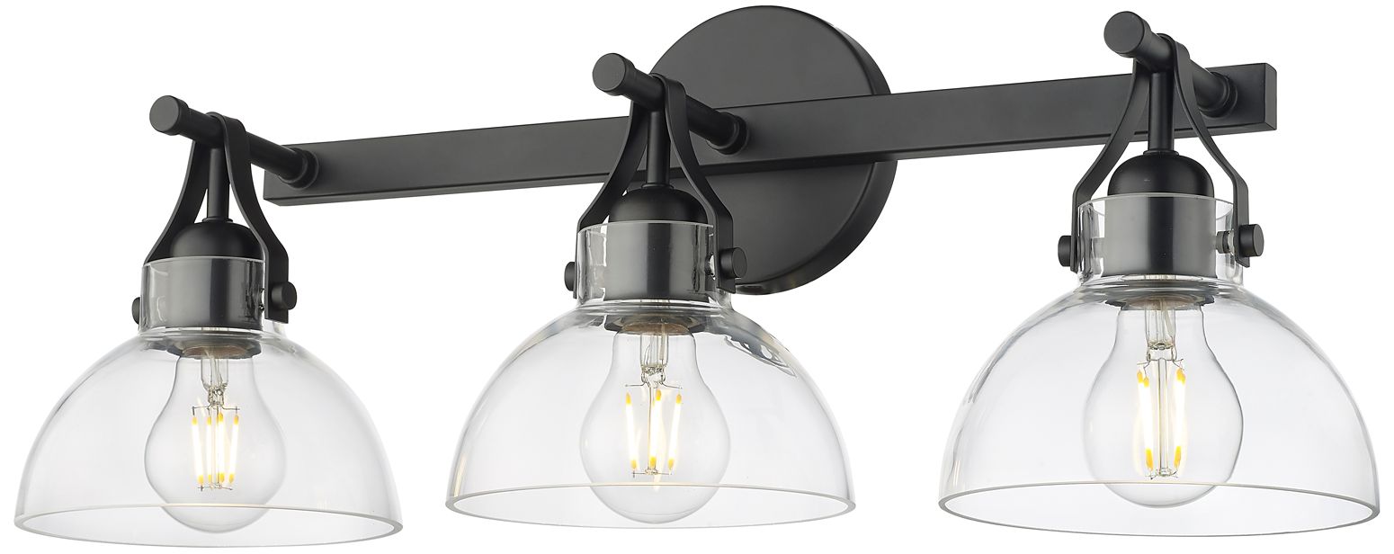 Image 4 Millennium Lighting  3-Light Vanity Light in Matte Black more views