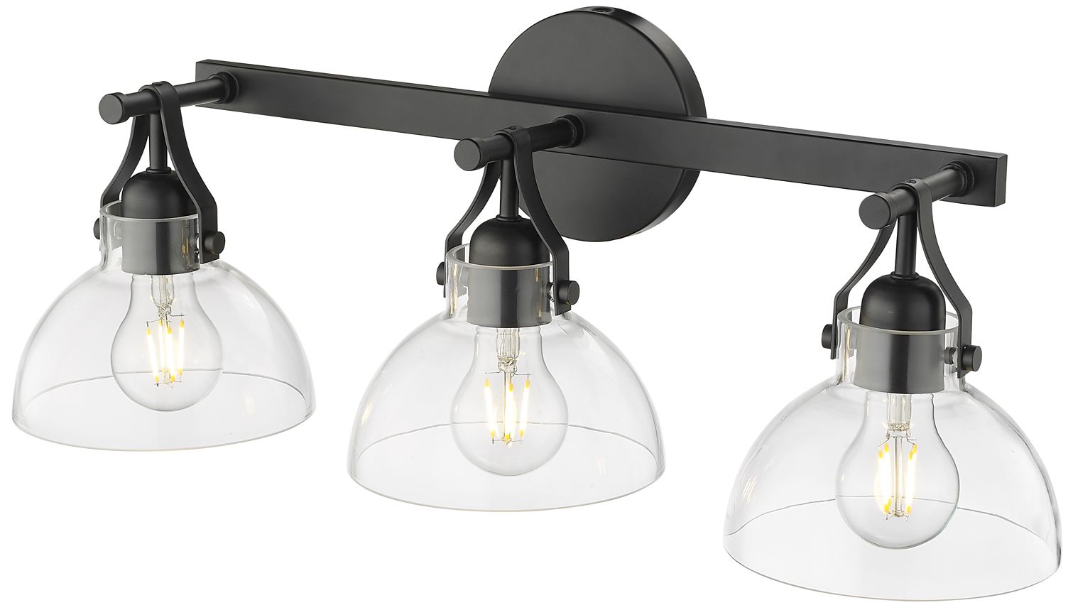 Image 5 Millennium Lighting  3-Light Vanity Light in Matte Black more views