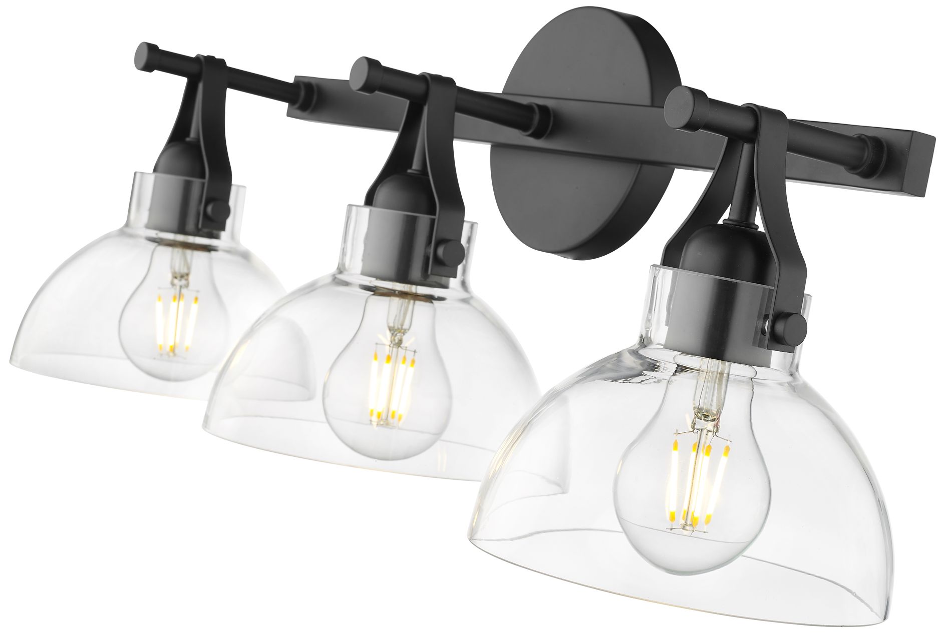 Image 6 Millennium Lighting  3-Light Vanity Light in Matte Black more views