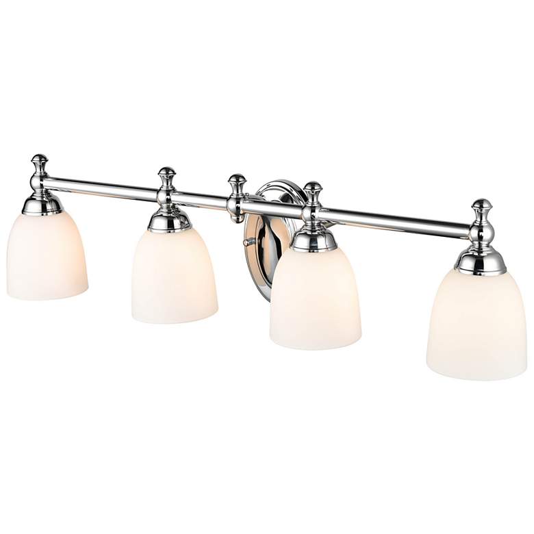 Image 3 Millennium Lighting 30" Wide 4-Light Chrome Vanity Bath Fixture more views