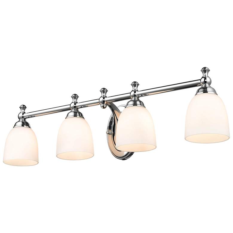 Image 4 Millennium Lighting 30" Wide 4-Light Chrome Vanity Bath Fixture more views