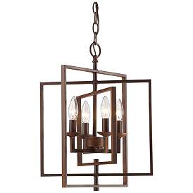 Image1 of Millennium Lighting 4 Light 18.5" Pendant Fixture Rubbed Bronze