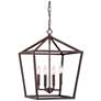 1_Millennium Lighting 4 Light 24" Pendant Fixture in Rubbed Bronze