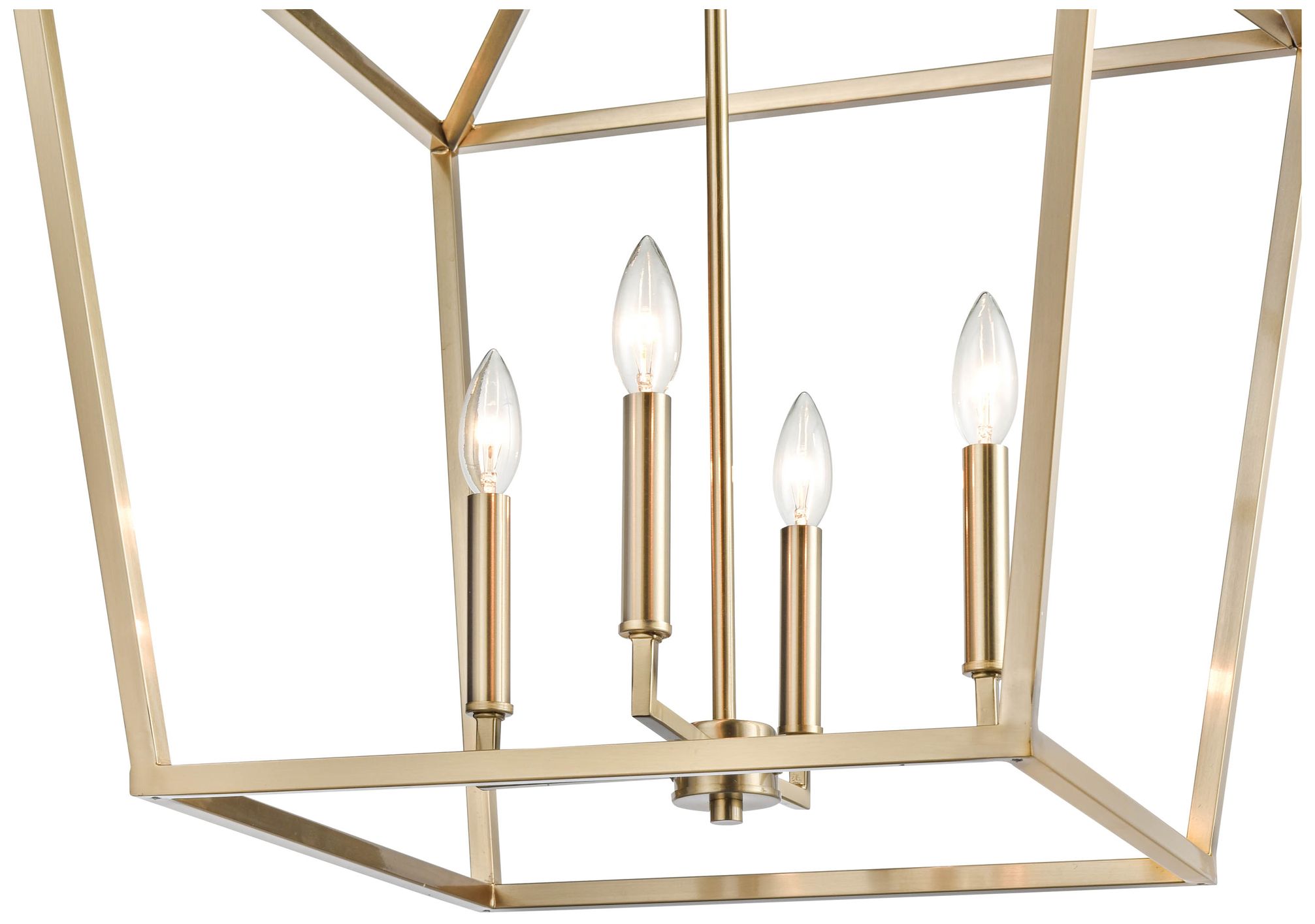 Image 5 Millennium Lighting 4 Light 30" Pendant Fixture in Modern Gold more views