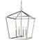 Millennium Lighting 4 Light 30" Pendant Fixture in Satin Nickel