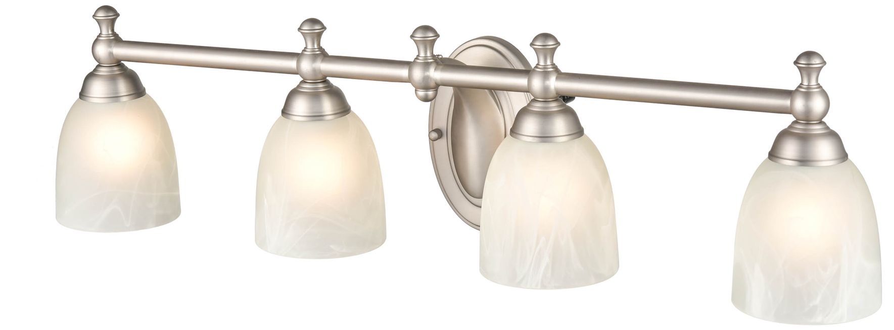 Image 3 Millennium Lighting 4 Light 30" Vanity Fixture in Satin Nickel more views