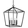1_Millennium Lighting 4 Light 30" Pendant Fixture in Matte Black