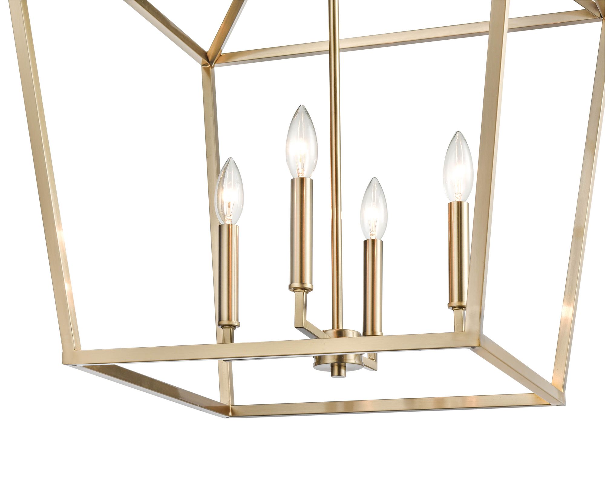 Image 4 Millennium Lighting 4 Light 30" Pendant Fixture in Modern Gold more views