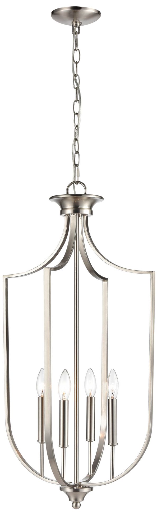 Image 3 Millennium Lighting 4 Light 31" Pendant Fixture in Brushed Nickel more views