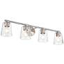 Millennium Lighting 4 Light 33" Vanity Fixture in Brushed Nickel
