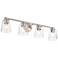 Millennium Lighting 4 Light 33" Vanity Fixture in Brushed Nickel