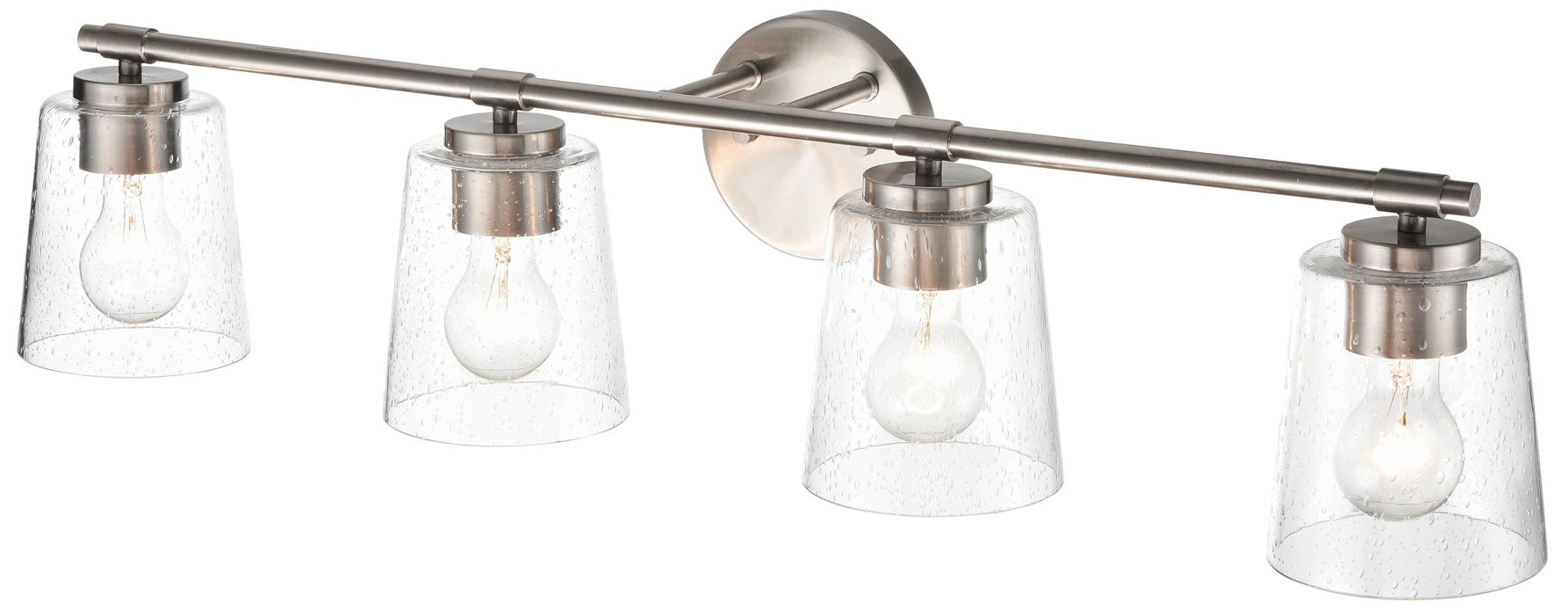 Image 2 Millennium Lighting 4 Light 33" Vanity Fixture in Brushed Nickel more views