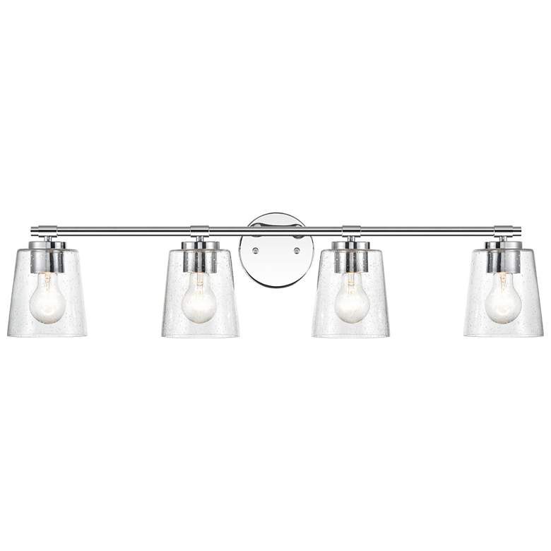 Image 1 Millennium Lighting 4 Light 33 inch Vanity Fixture in Chrome