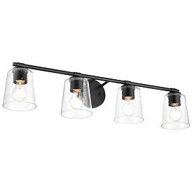 Image1 of Millennium Lighting 4 Light 33" Vanity Fixture in Matte Black