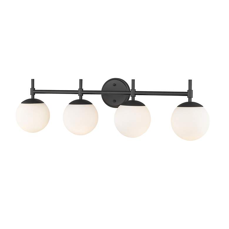 Image 2 Millennium Lighting 4-Light Matte Black Bathroom Vanity Light more views