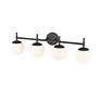 Thumbnail3 of Millennium Lighting 4-Light Matte Black Bathroom Vanity Light more views
