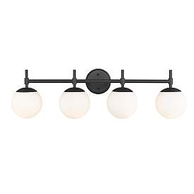 Image5 of Millennium Lighting 4-Light Matte Black Bathroom Vanity Light more views