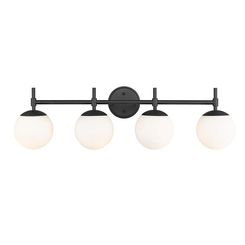 Image 5 Millennium Lighting 4-Light Matte Black Bathroom Vanity Light more views