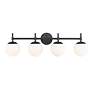 5_Millennium Lighting 4-Light Matte Black Bathroom Vanity Light more views