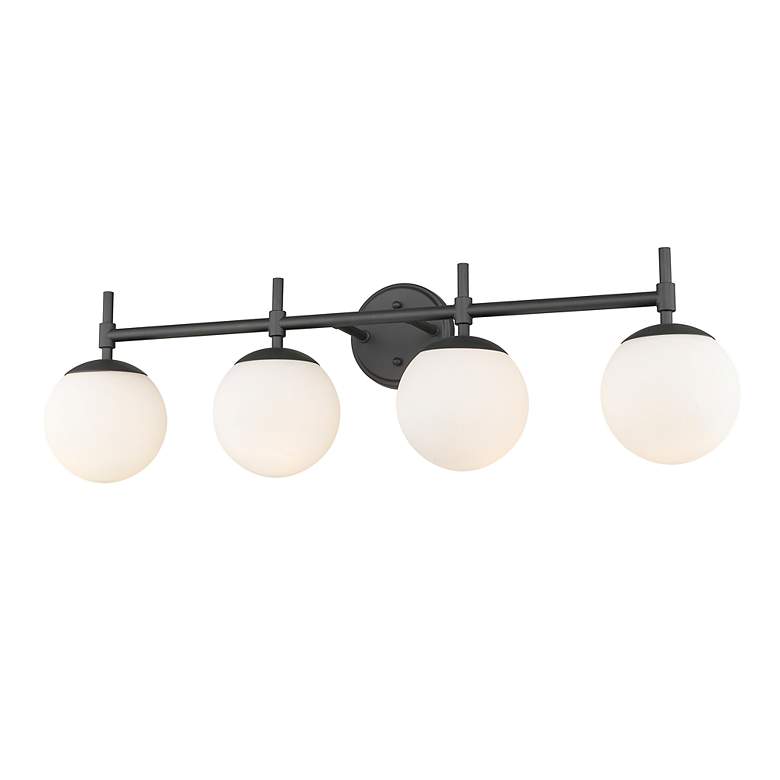 Image 6 Millennium Lighting 4-Light Matte Black Bathroom Vanity Light more views