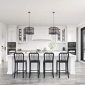 Image5 of Millennium Lighting 4-Light Matte Black Indoor Pendant more views