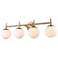 Millennium Lighting 4-Light Modern Gold Bathroom Vanity Light