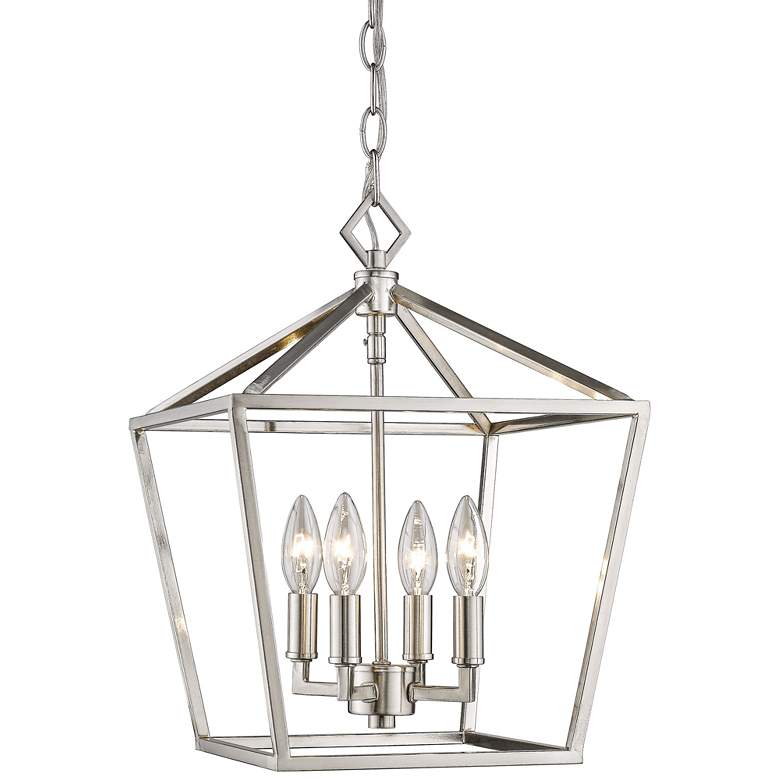 Image 1 Millennium Lighting 4 Light Pendant Fixture Satin Nickel