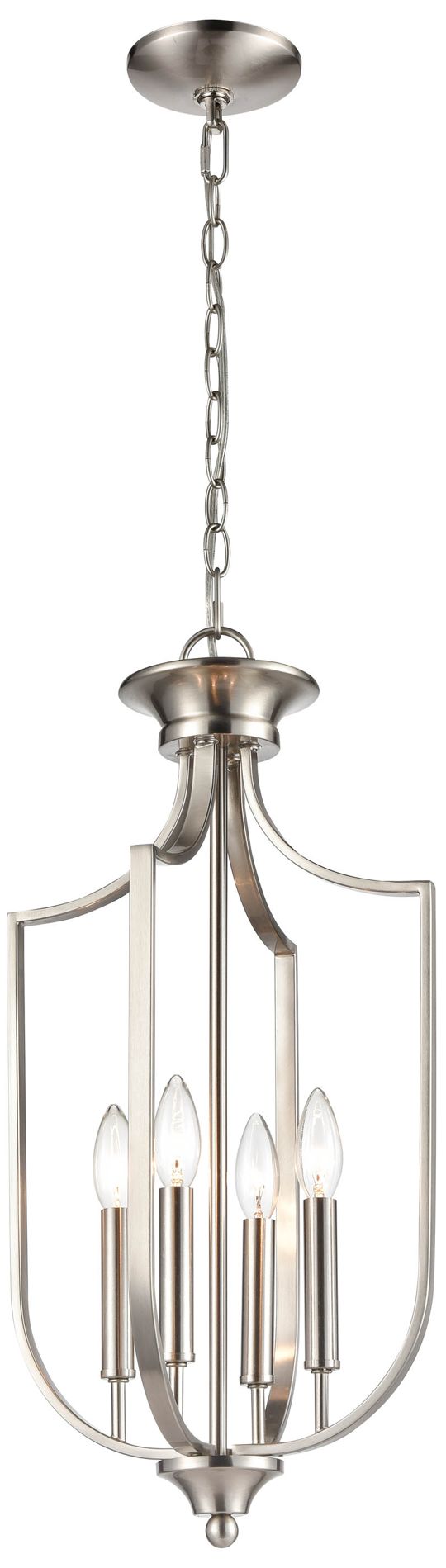 Image 3 Millennium Lighting 4-Light Pendant in Nickel more views