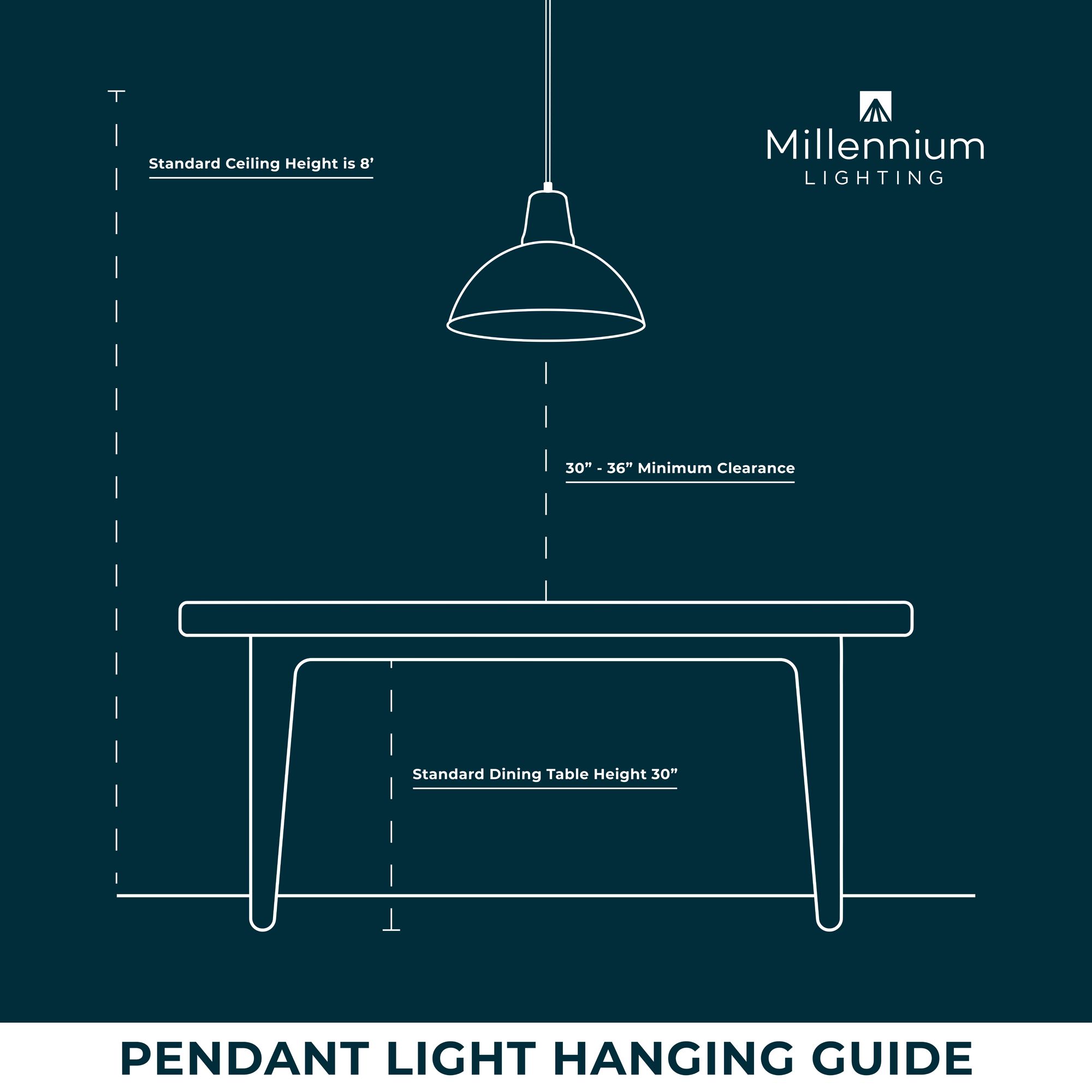 Millennium Lighting 4-Light Pendant in Nickel