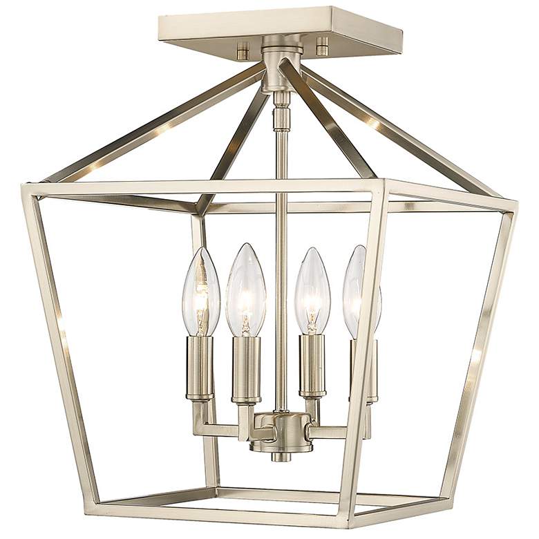 Image 2 Millennium Lighting 4 Light Semi-Flush Mount in Modern Gold more views