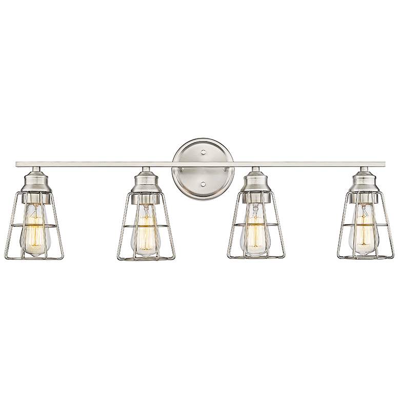 Image 1 Millennium Lighting 4 Light Vanity Fixture in Brushed Nickel