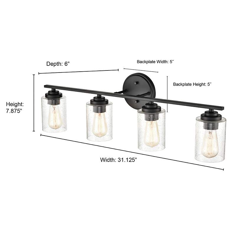 Image 6 Millennium Lighting 4 Light Vanity Fixture in Chrome more views