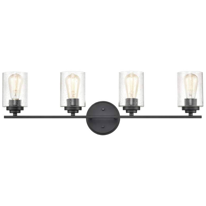 Image 1 Millennium Lighting 4 Light Vanity Fixture in Matte Black