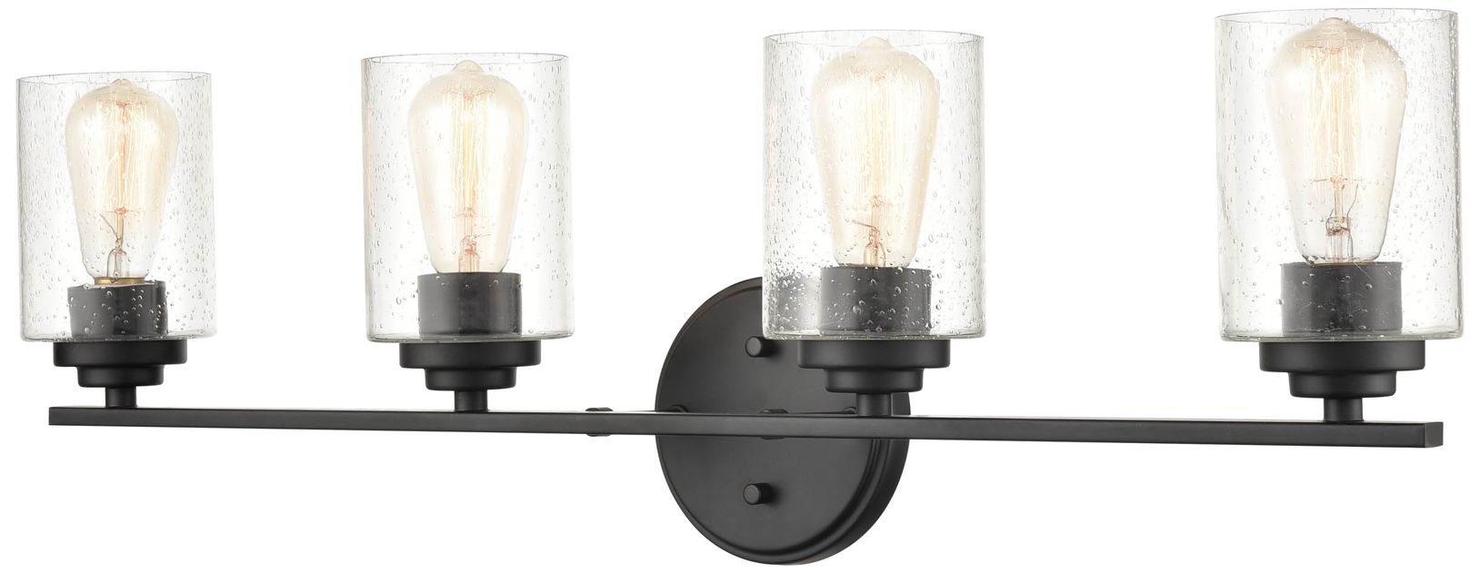 Image 2 Millennium Lighting 4 Light Vanity Fixture in Matte Black more views