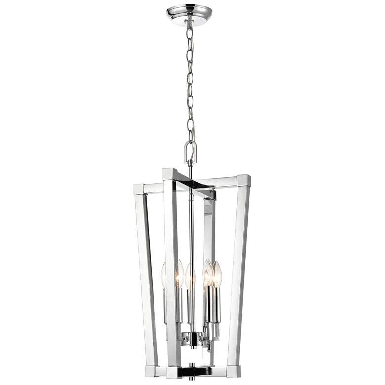 Image 1 Millennium Lighting 5 Light 25" Pendant Fixture in Chrome
