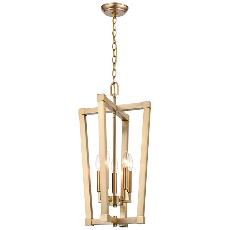 Image 1 Millennium Lighting 5 Light 25" Pendant Fixture in Modern Gold