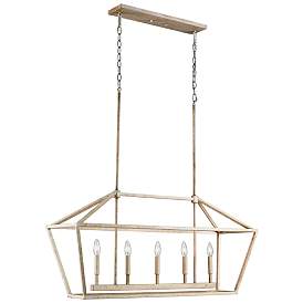 Image1 of Millennium Lighting 5 Light Island Fixture in Vintage White