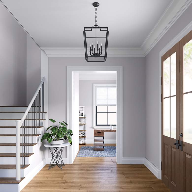 Image 5 Millennium Lighting 6 Light 30" Pendant Fixture in Matte Black more views