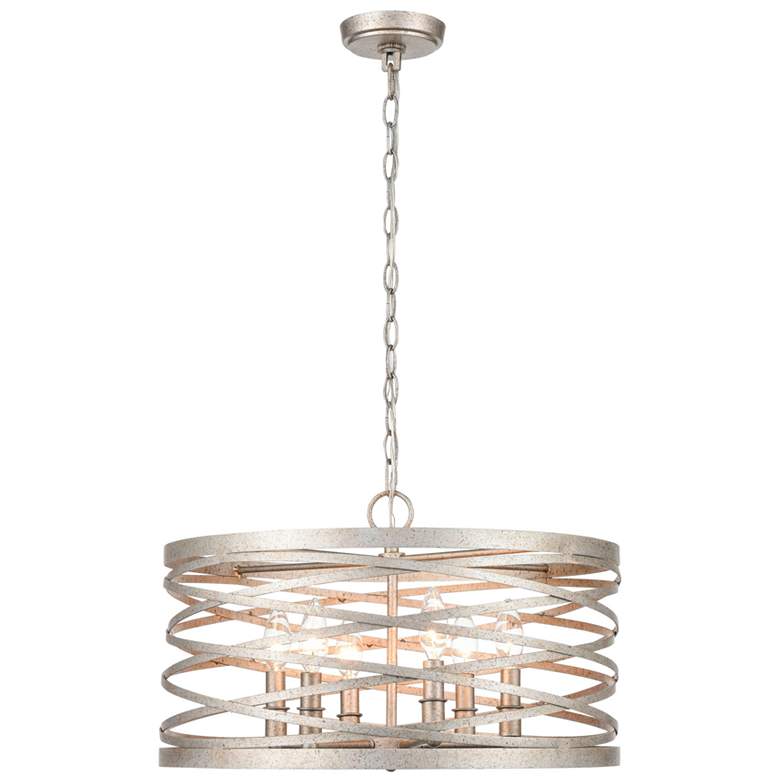 Image 2 Millennium Lighting 6-Light Antique Nickel Indoor Pendant more views