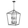 2_Millennium Lighting 8 Light 36" Pendant Fixture in Matte Black more views