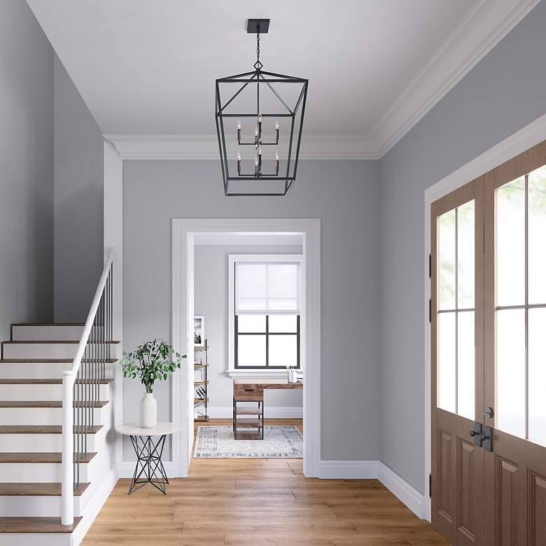 Image 5 Millennium Lighting 8 Light 36" Pendant Fixture in Matte Black more views