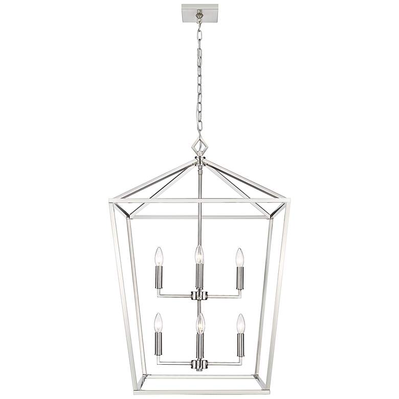 Image 1 Millennium Lighting 8 Light Pendant Fixture Satin Nickel