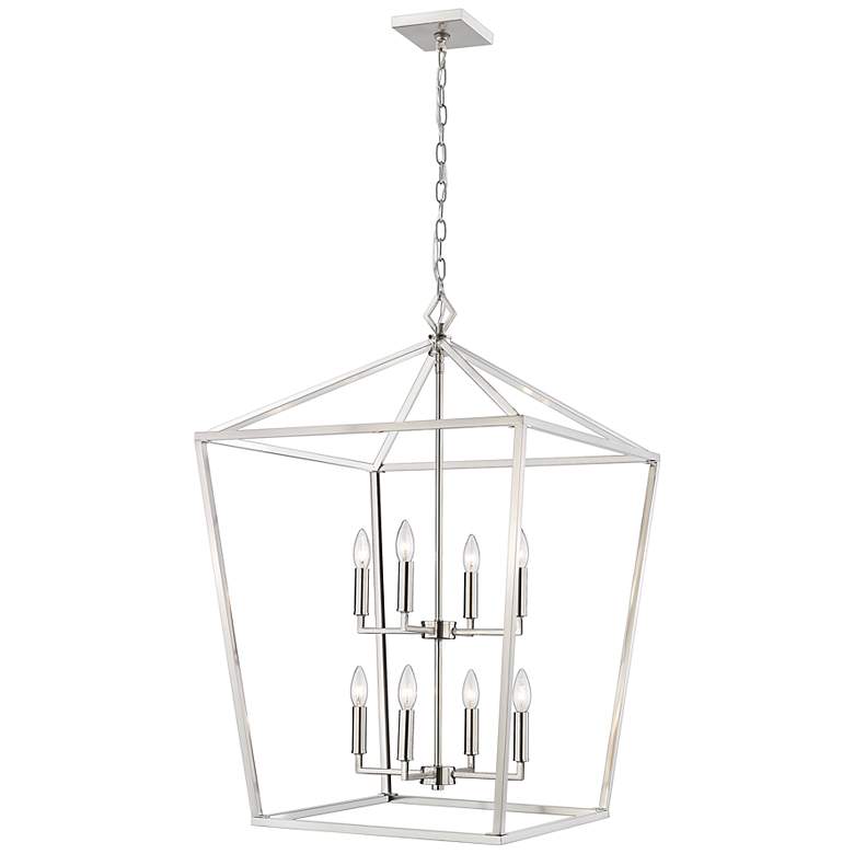 Image 2 Millennium Lighting 8 Light Pendant Fixture Satin Nickel more views