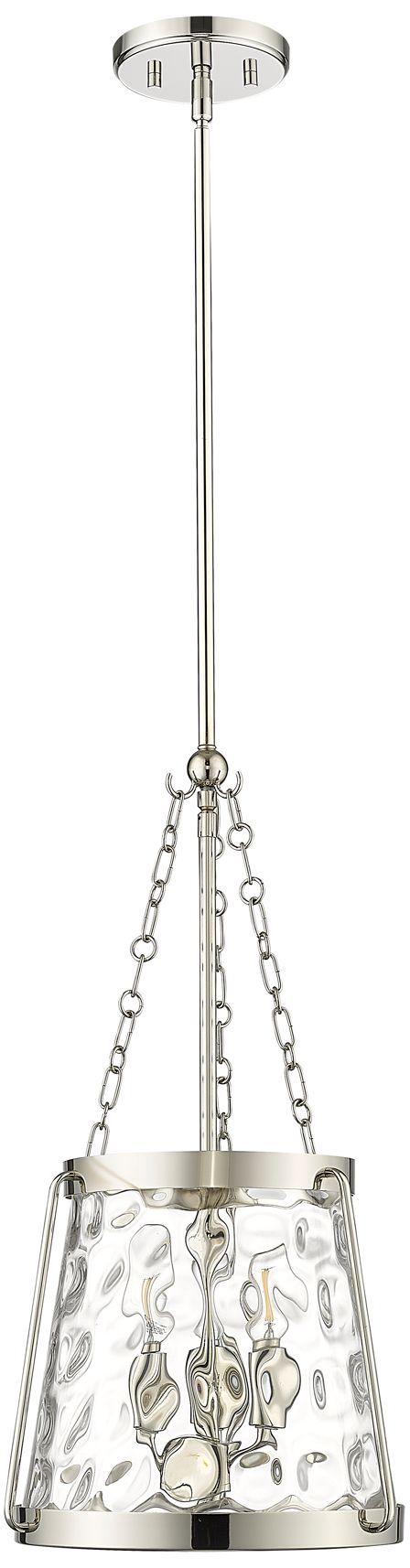 Image 2 Millennium Lighting Adabella 3-Light Pendant in Polished Nickel